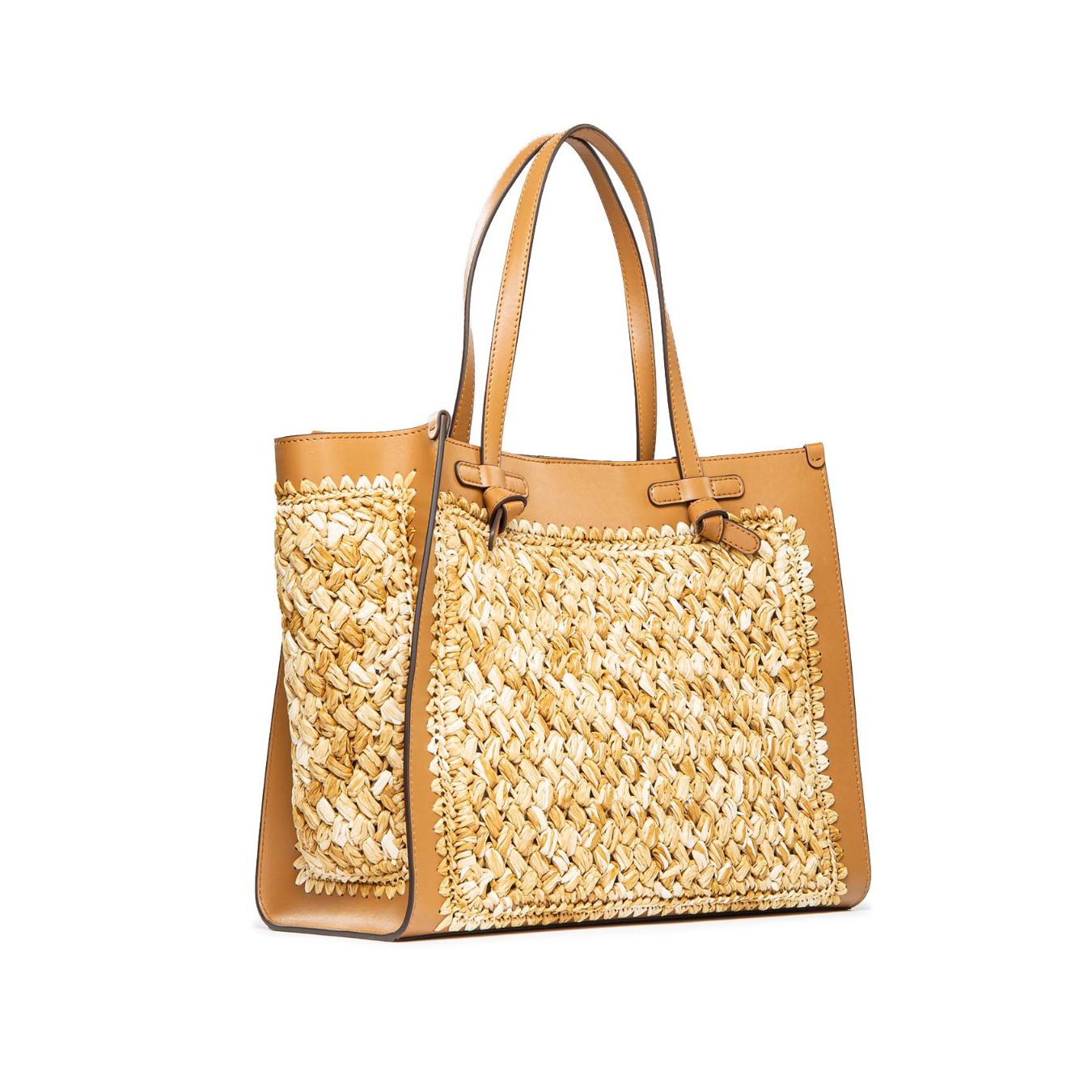 shopper MARCELLA in paglia intrecciata 