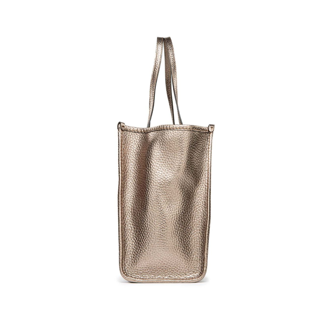 shopper MARCELLA in pelle grigia