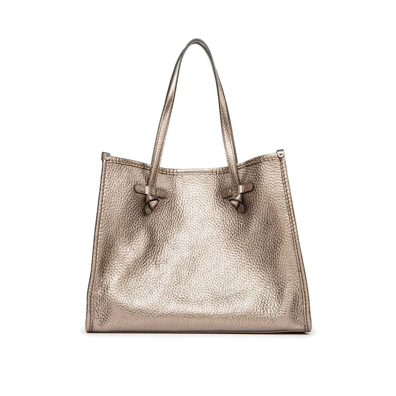 shopper MARCELLA in pelle grigia