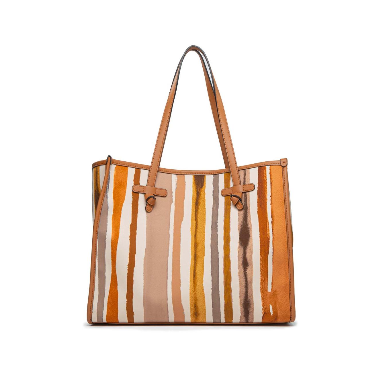 shopper MARCELLA righe arancio
