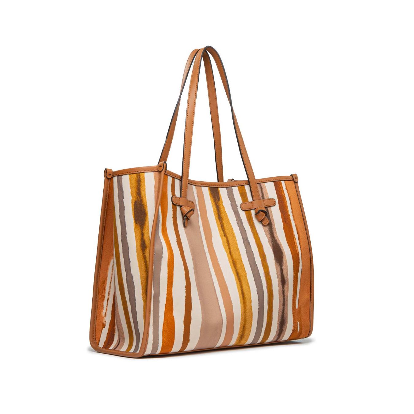 shopper MARCELLA righe arancio