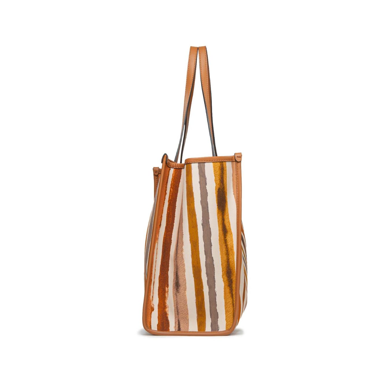 shopper MARCELLA righe arancio