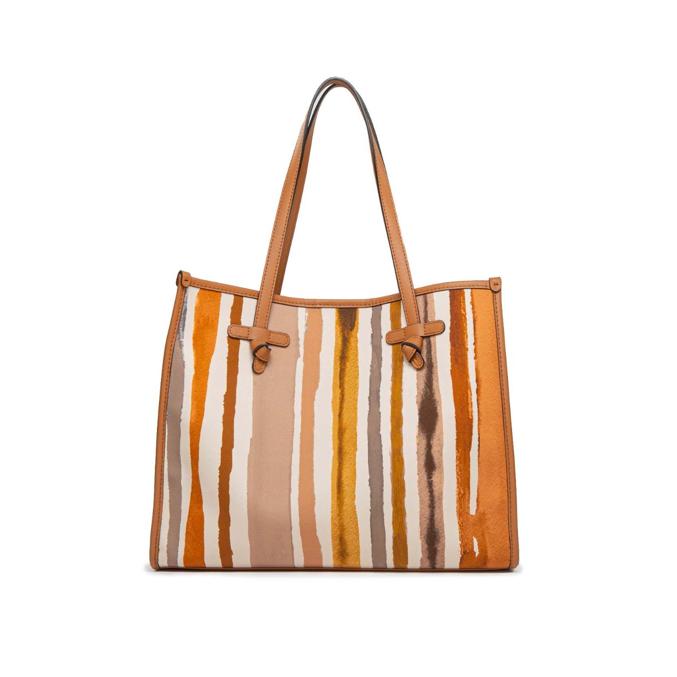 shopper MARCELLA righe arancio