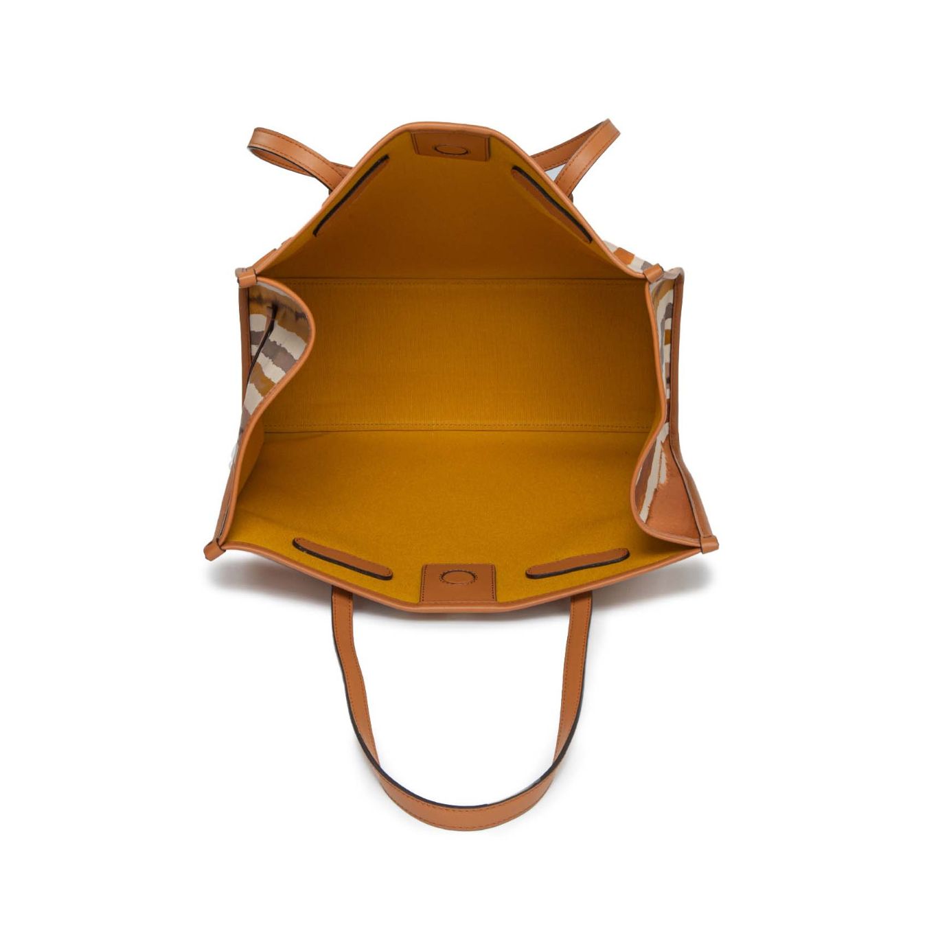 shopper MARCELLA righe arancio