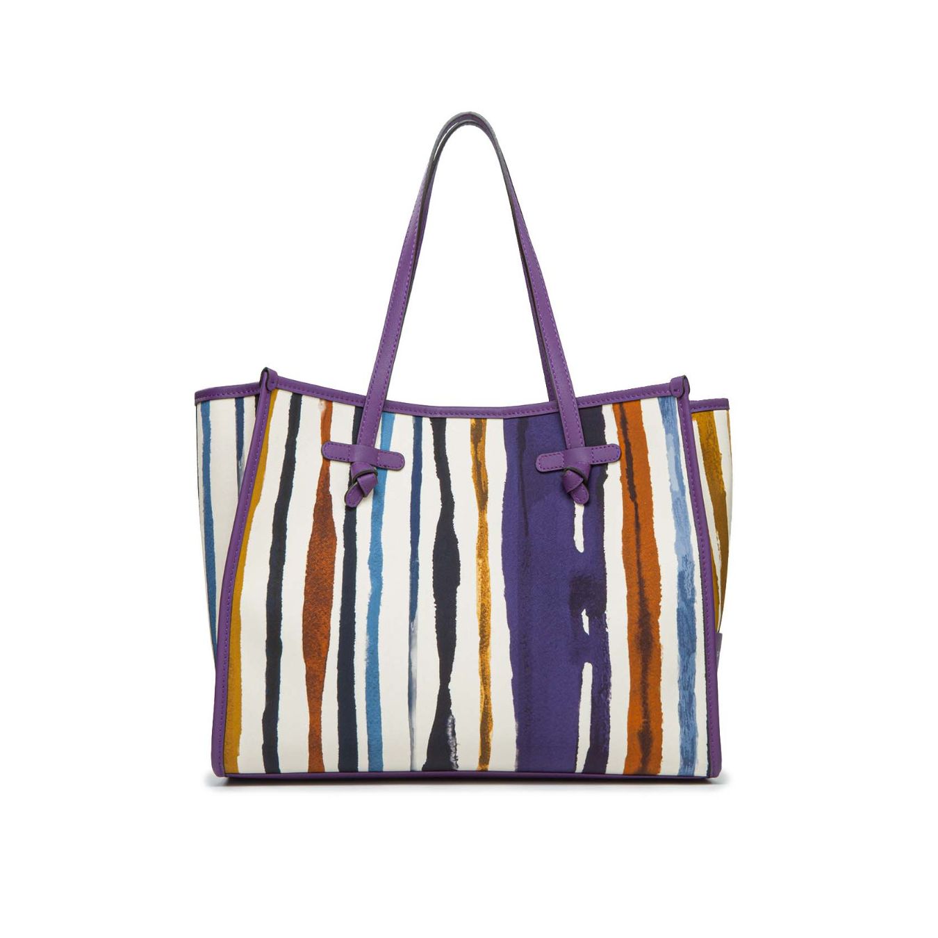 shopper MARCELLA righe viola