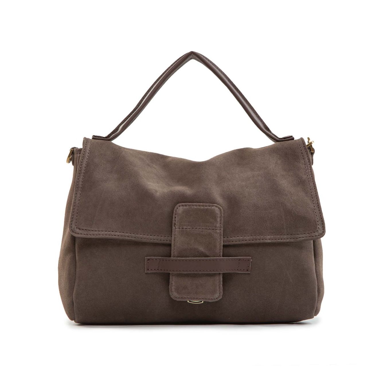 shopper MARIA con patta testa di moro