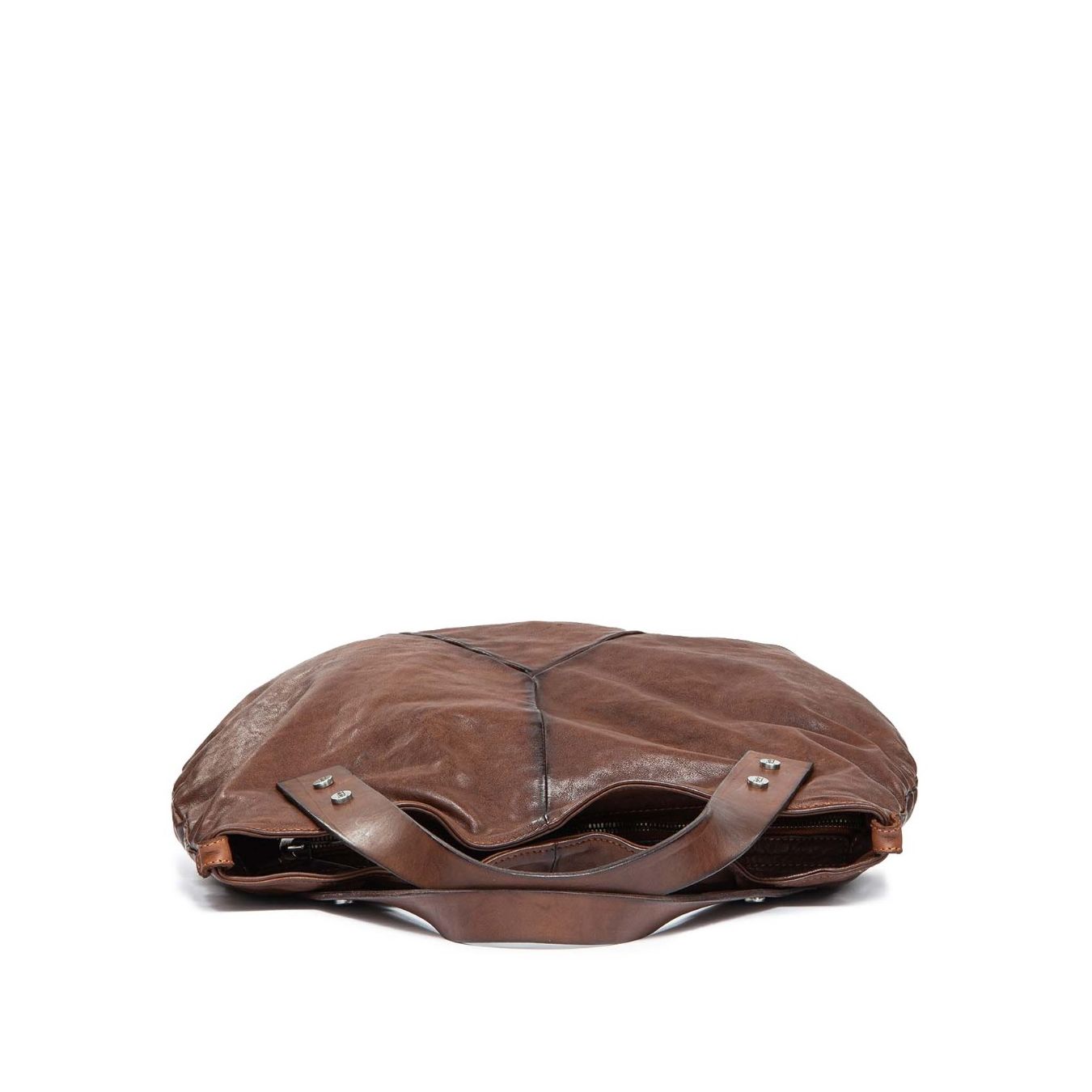 borsa da lavoro in pelle marrone