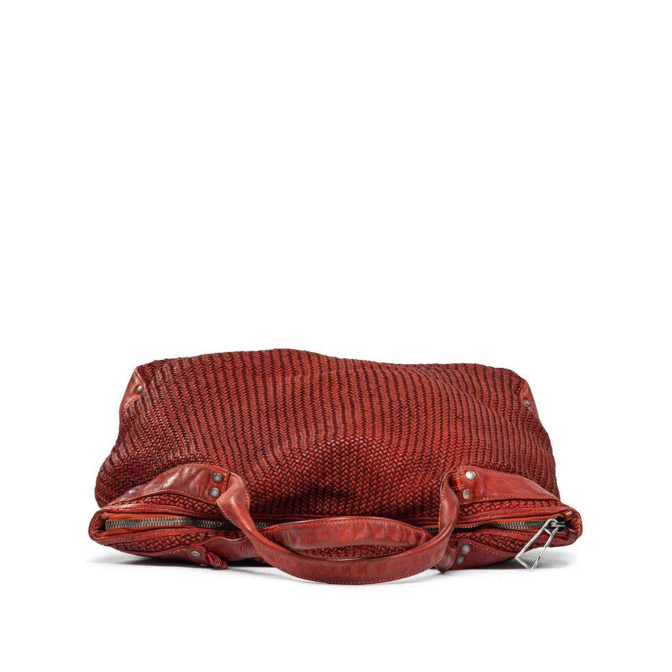 shopper CORALINE in pelle mattone 