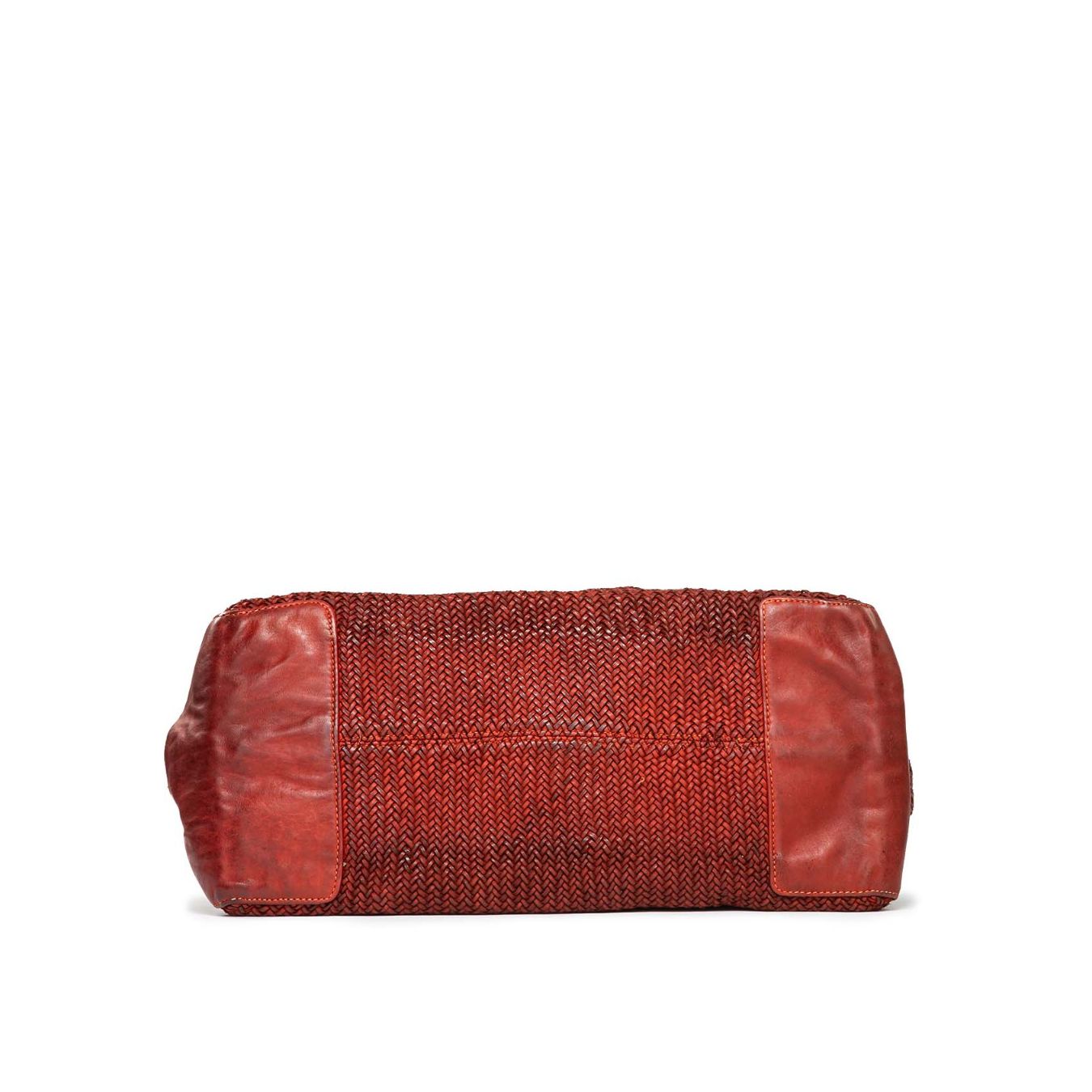 shopper CORALINE in pelle mattone 