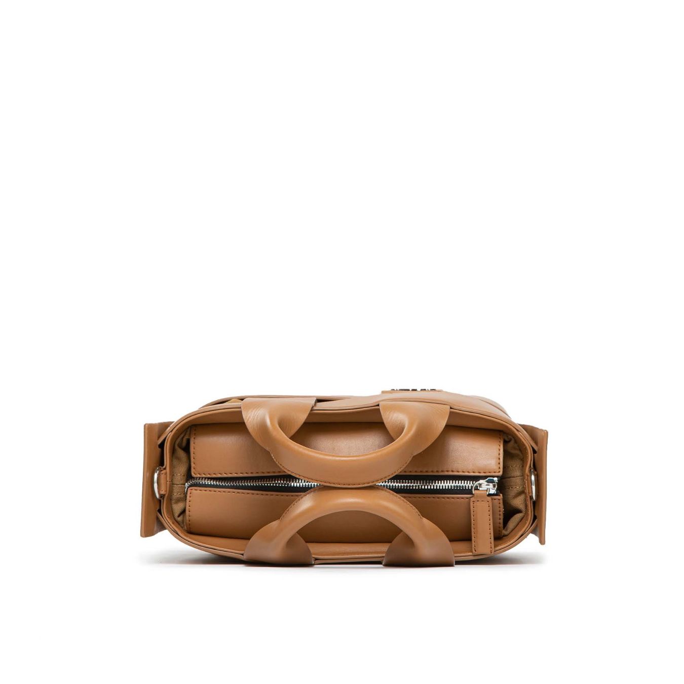 shopper in pelle cuoio con tracolla 