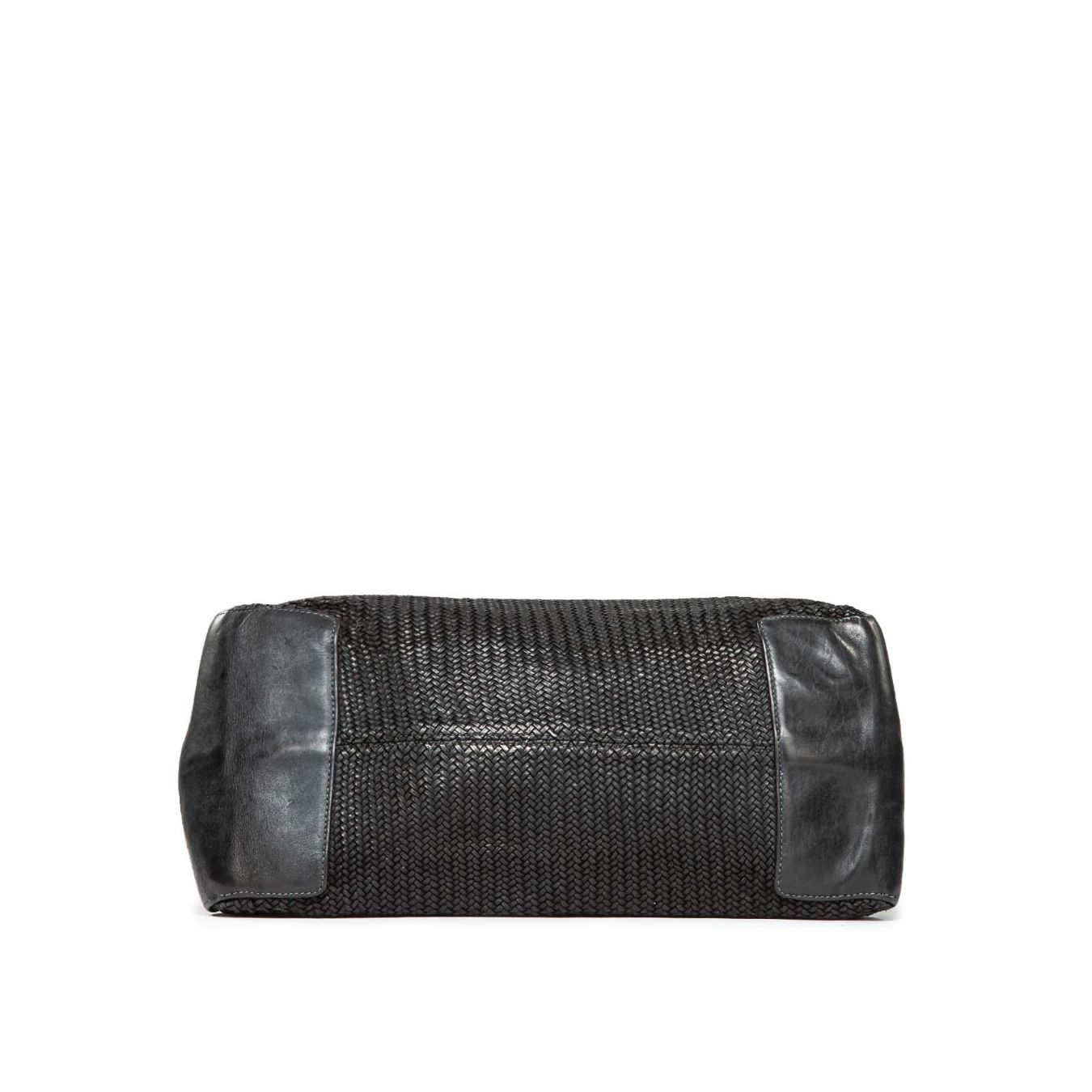 shopper CORALINE in pelle nera 