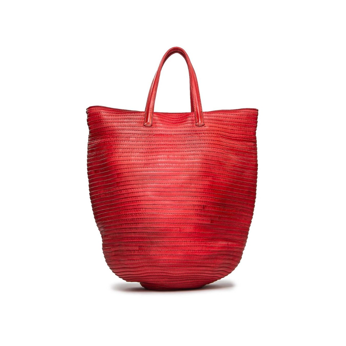 shopper majo pelle rossa