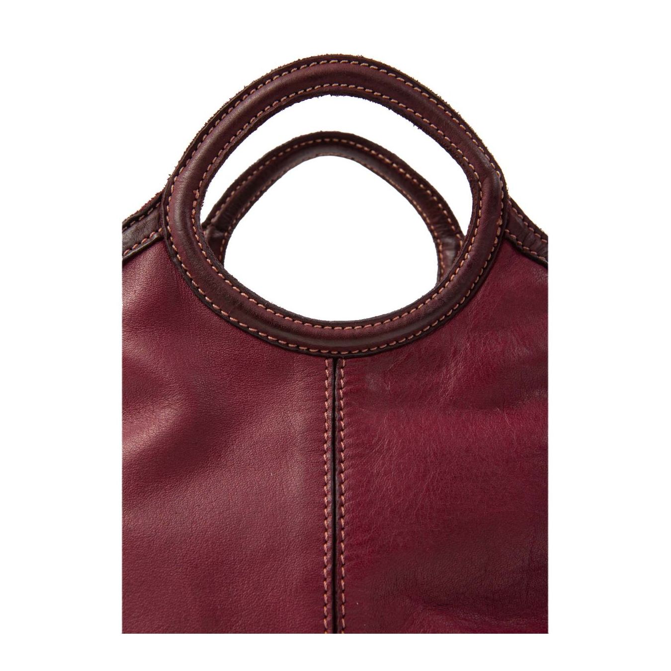 caterina lucchi shopper piccola CAMILLA in pelle viola