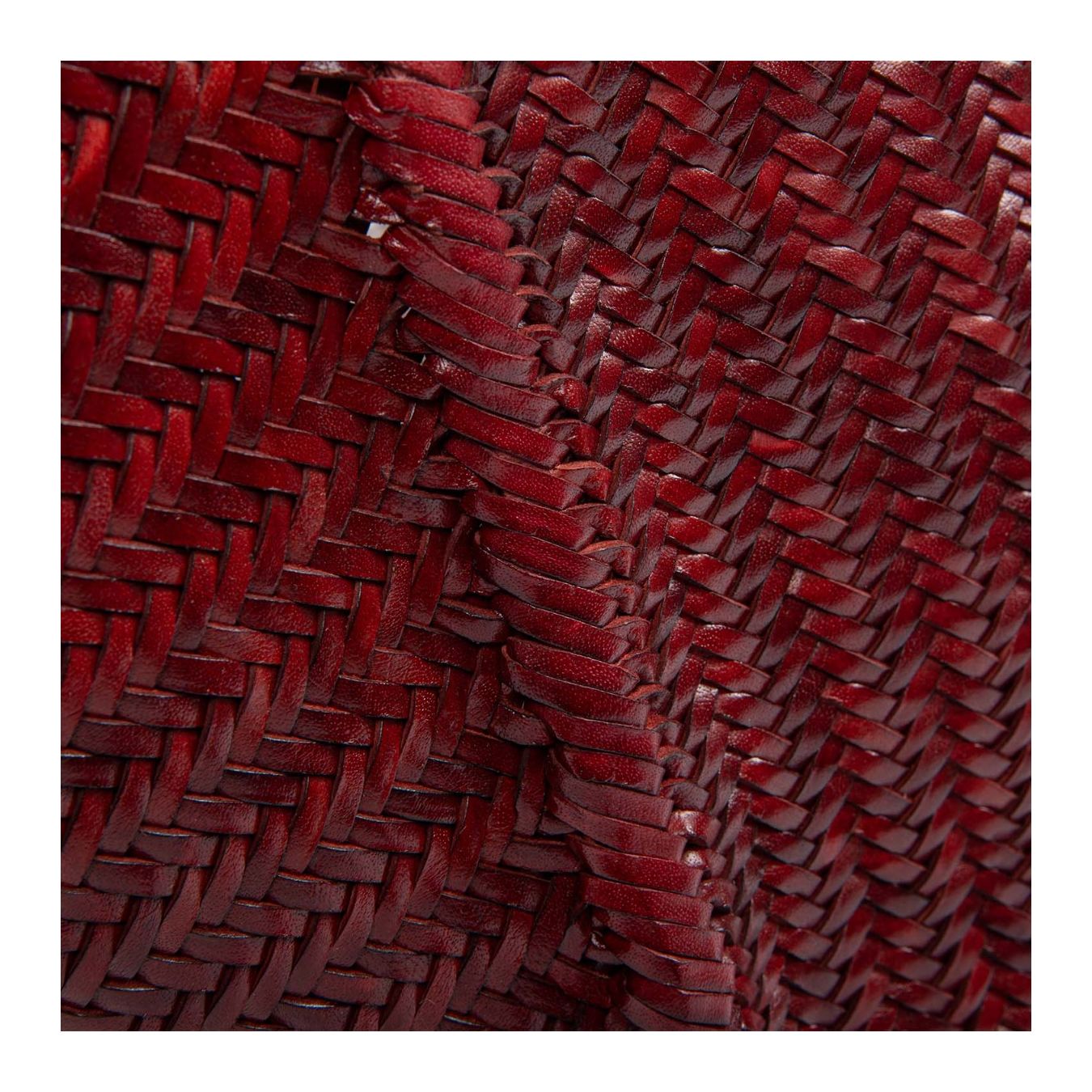 shopper RUBENS in pelle barolo DETTAGLIO PELLE