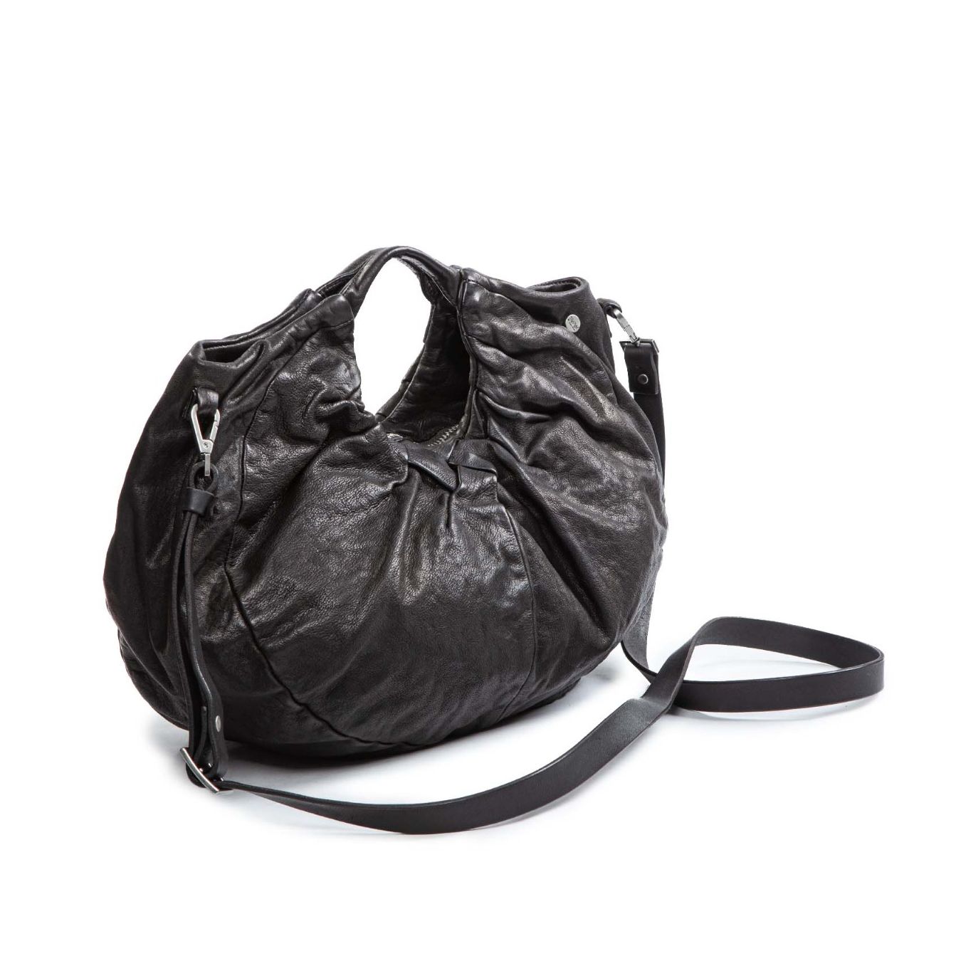 shopper SISSY in pelle nera tracolla