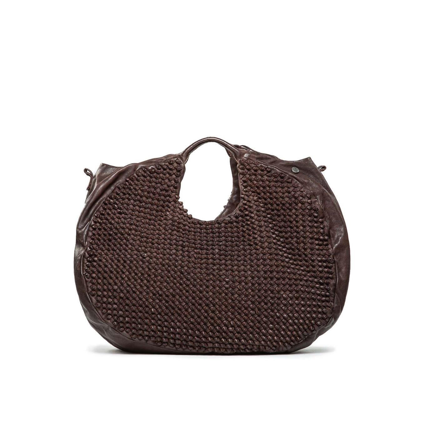 shopper SUSANNA in pelle marrone 