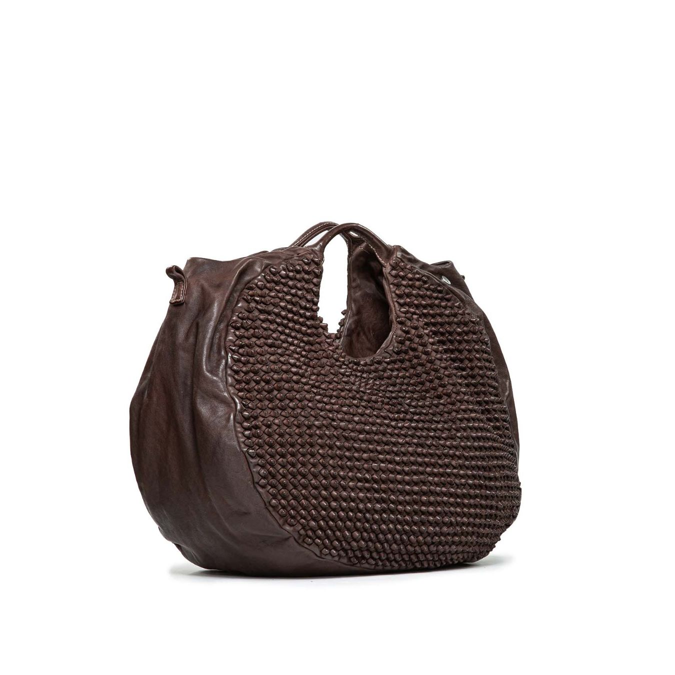 shopper SUSANNA in pelle marrone 