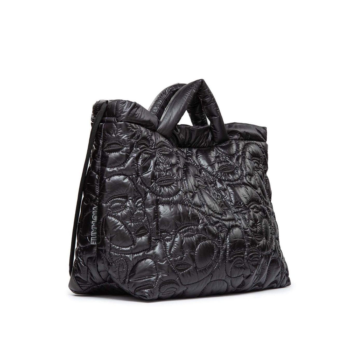shopper in tessuto nero vic matie