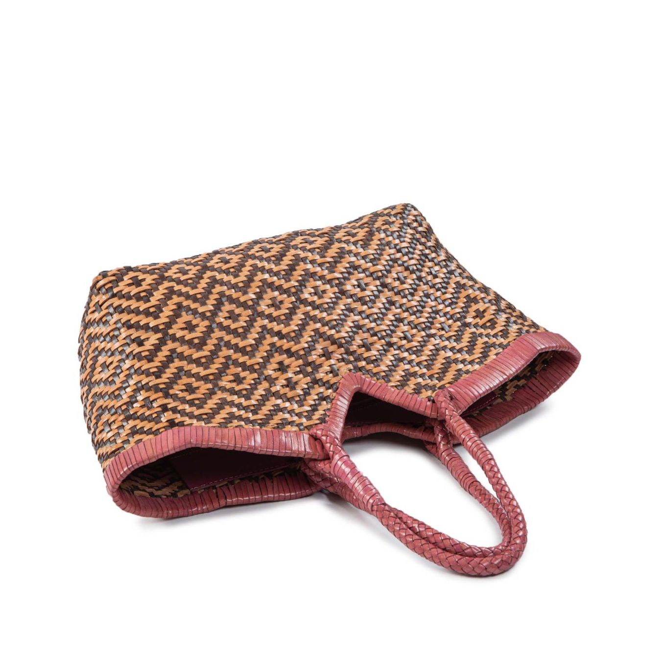 shopper VIPERA flower rosa sopra