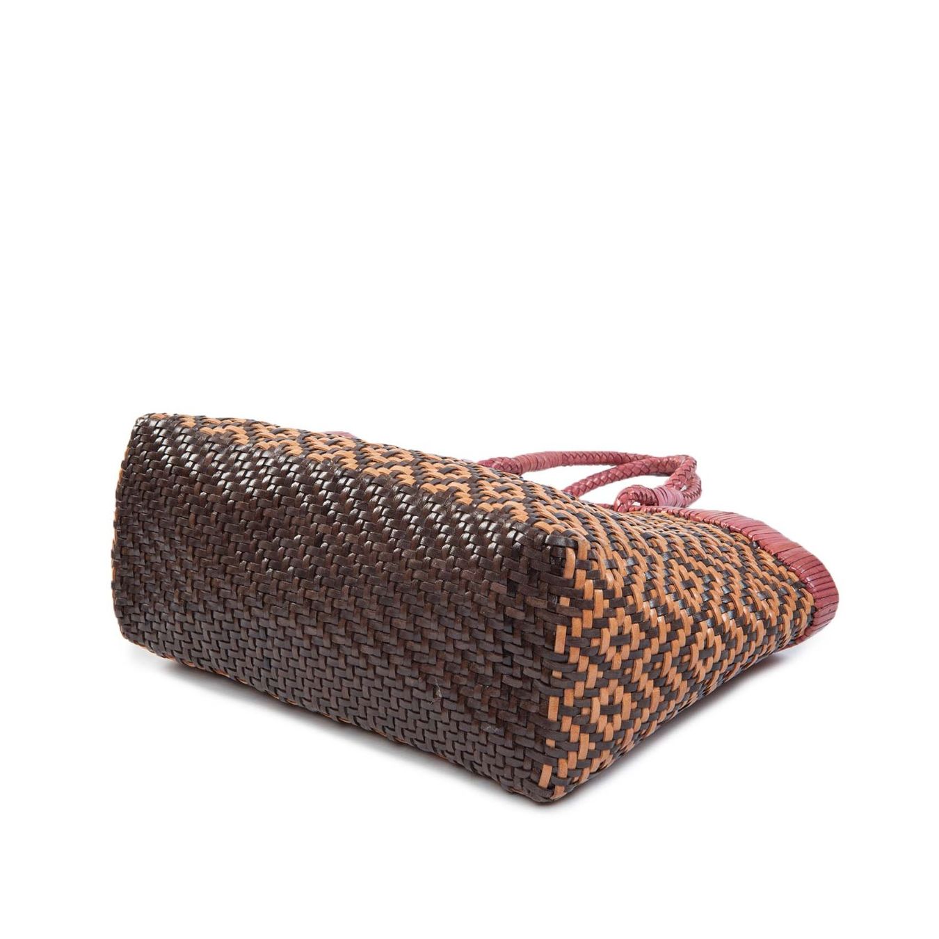 shopper VIPERA flower rosa sotto