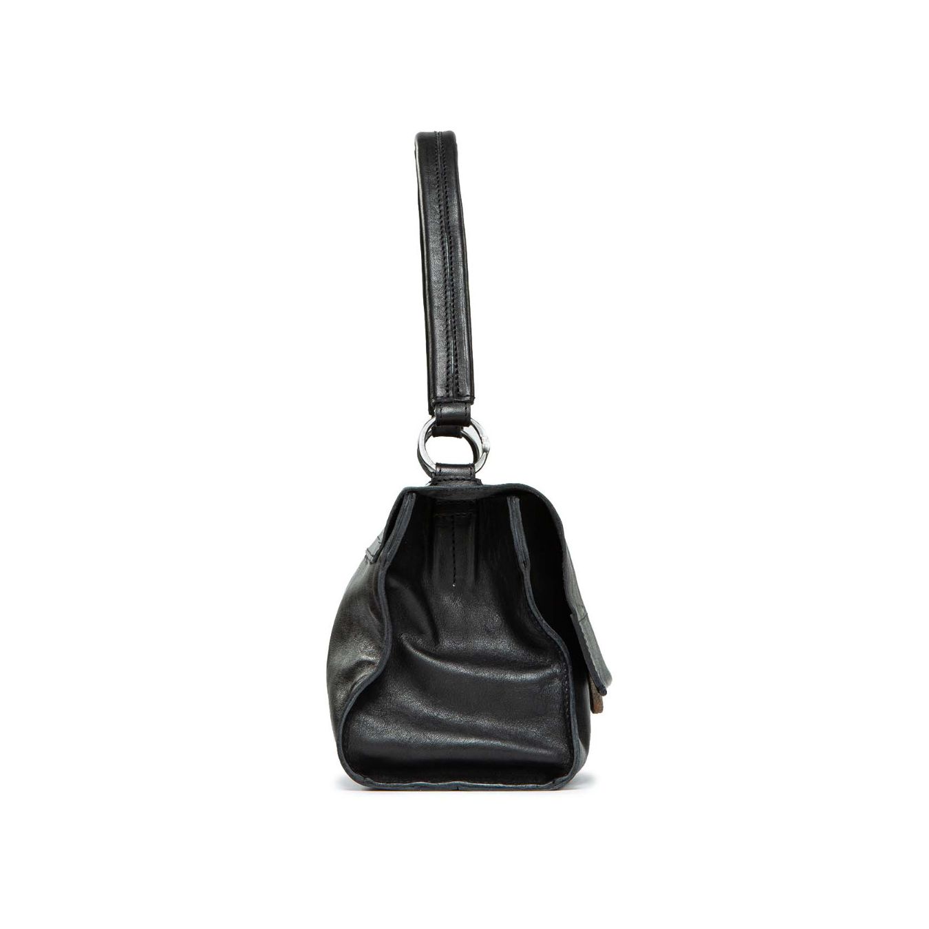 TAGLIOVIVO cartella SHOULDER M in pelle nera 