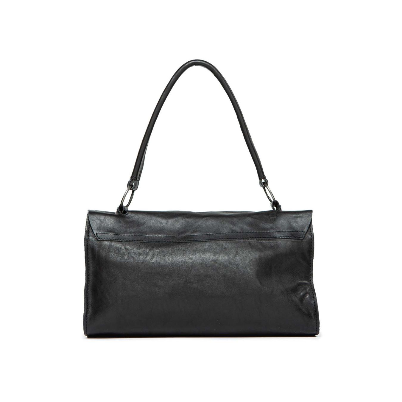 TAGLIOVIVO cartella SHOULDER M in pelle nera 