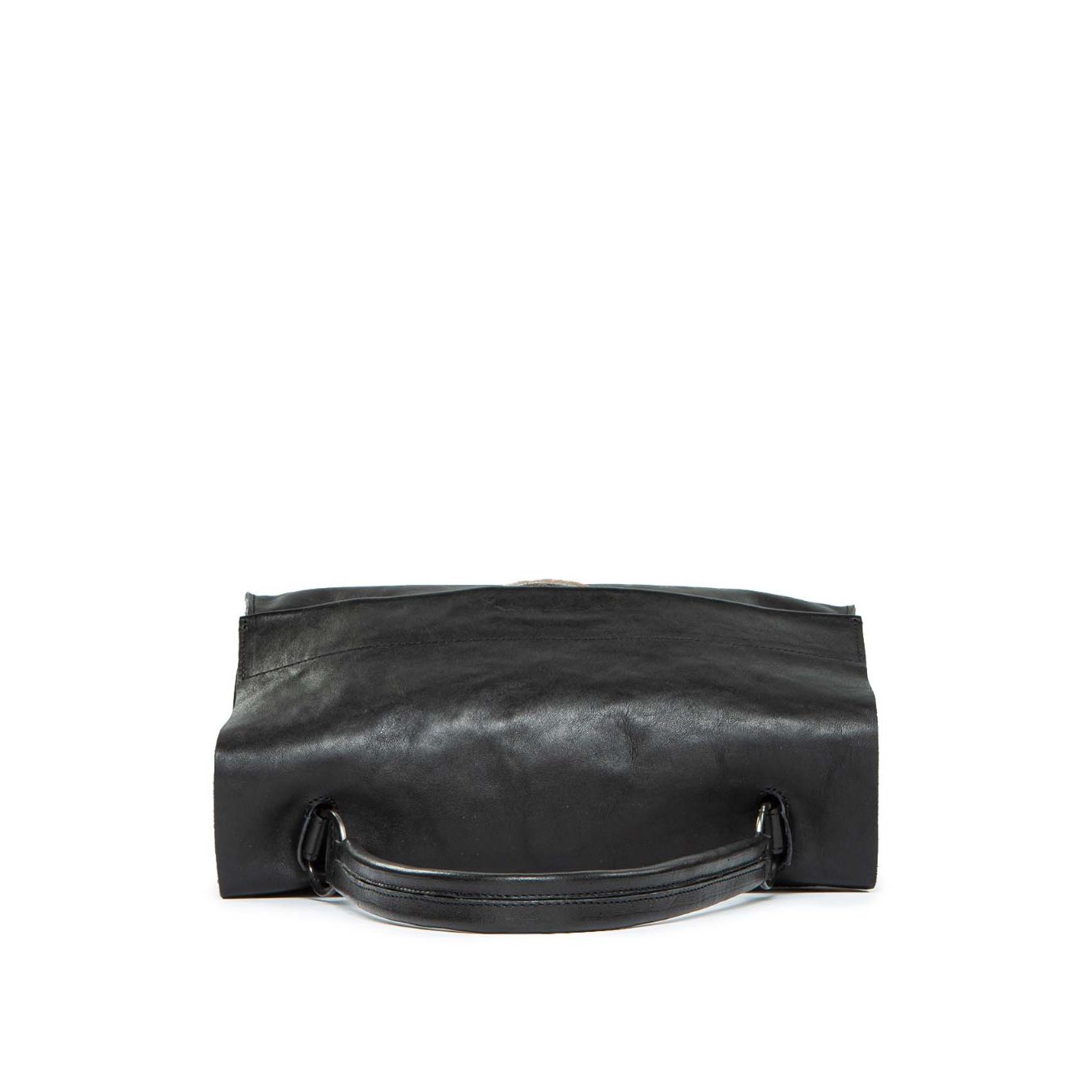 TAGLIOVIVO cartella SHOULDER M in pelle nera 