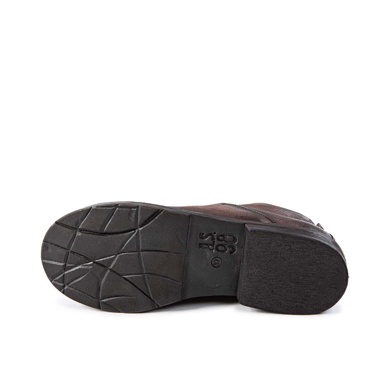 slipon in pelle ebano  suola