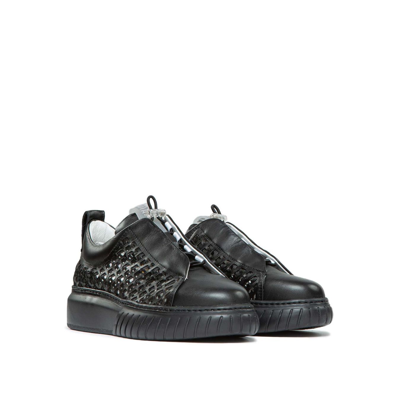 sneakers LIBI in pelle traforata 