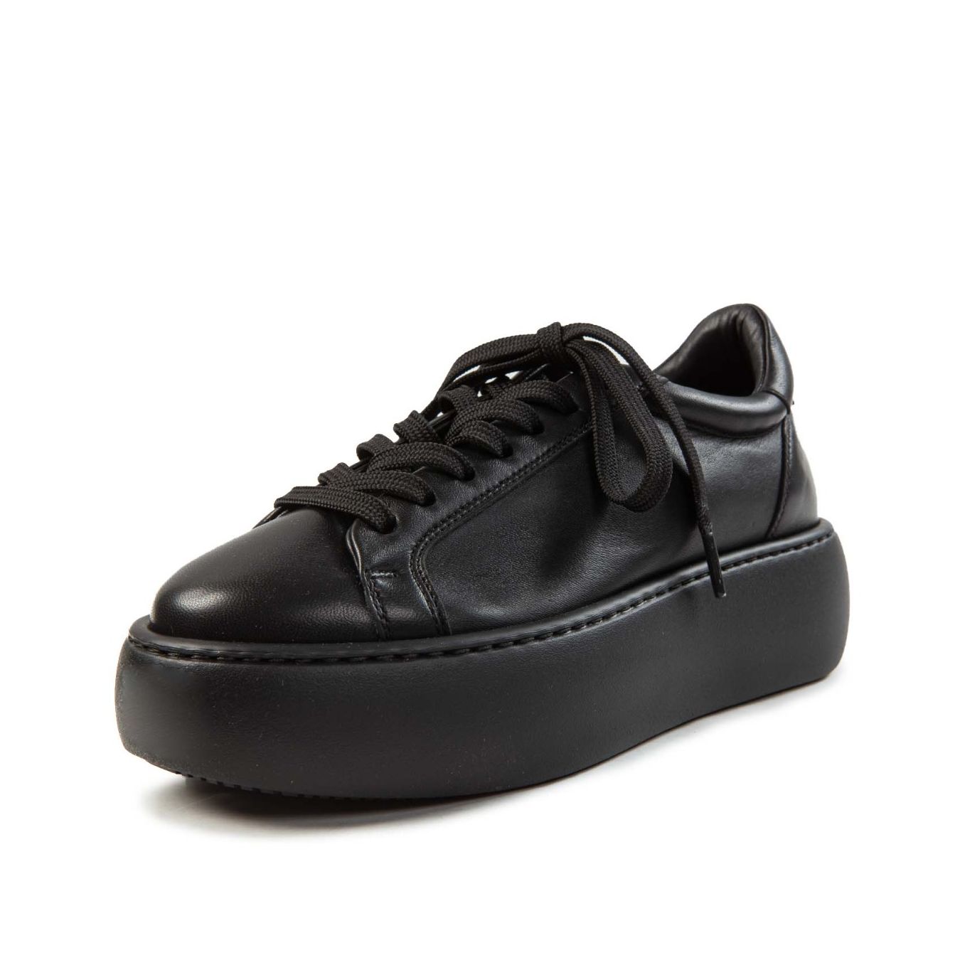 sneakers BOLLA in pelle nera  profilo