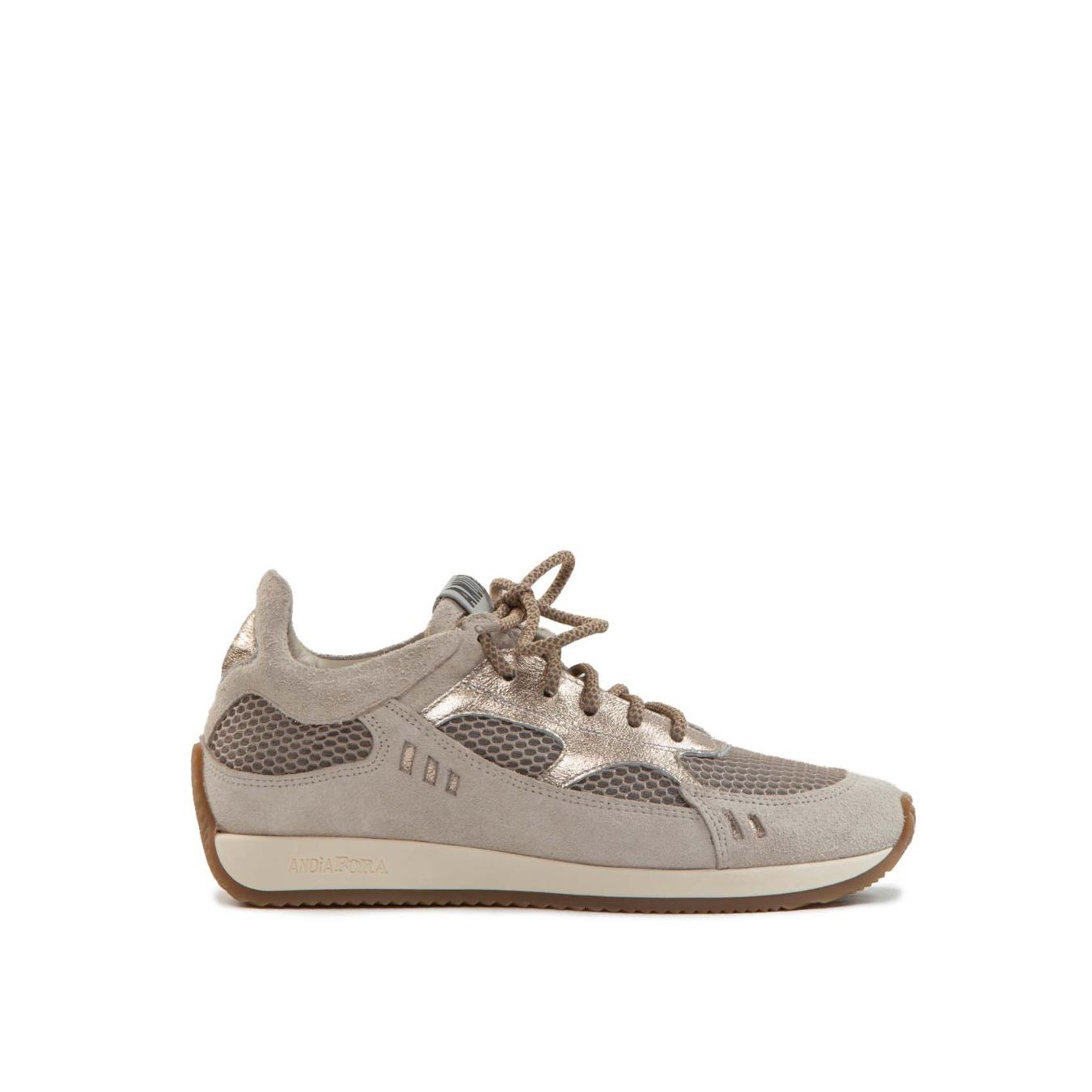 sneakers HOTY in pelle ghiaccio 