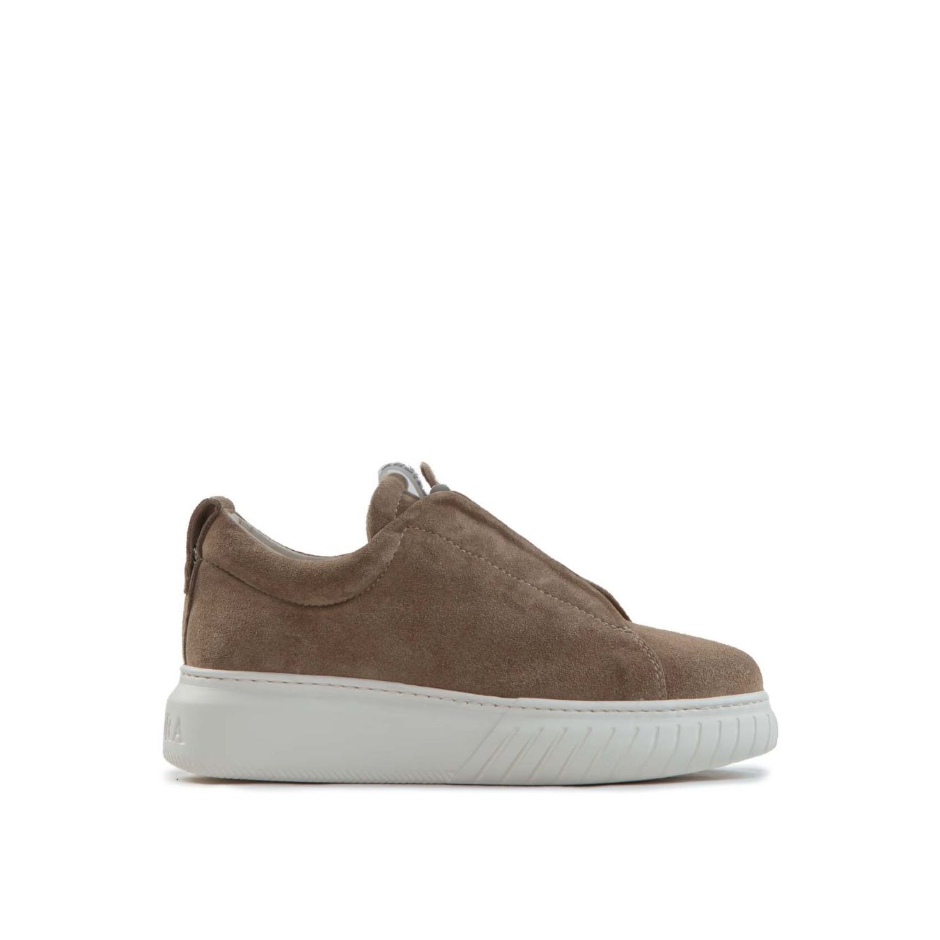 sneakers LIBI in suede camel 