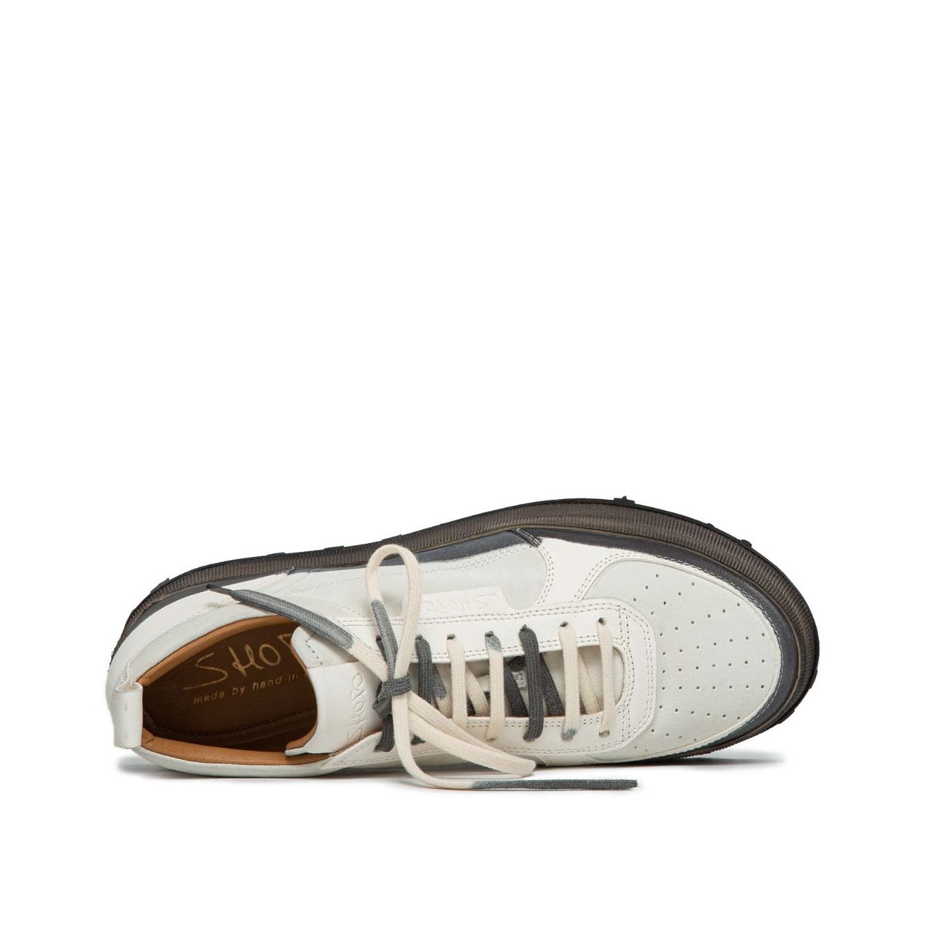 sneakers in pelle bianca