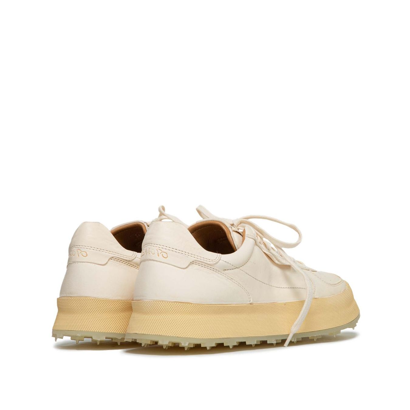 sneakers in pelle panna shoto