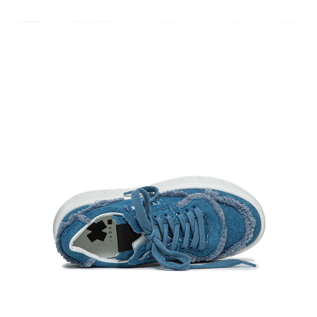 sneakers ixos in denim blu donna 