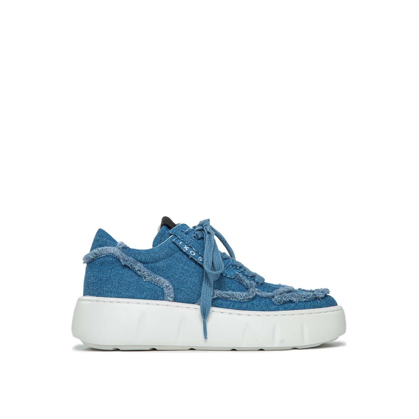 sneakers ixos in denim blu donna 