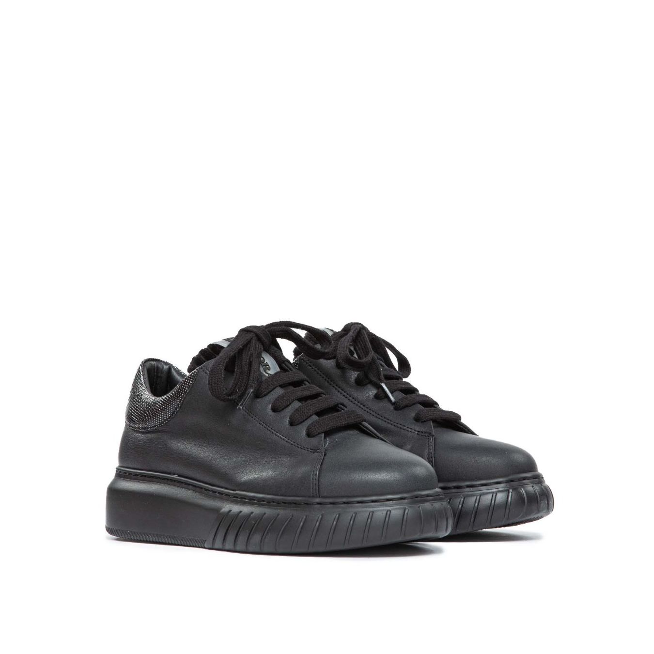 sneakers zoe denver pelle nera