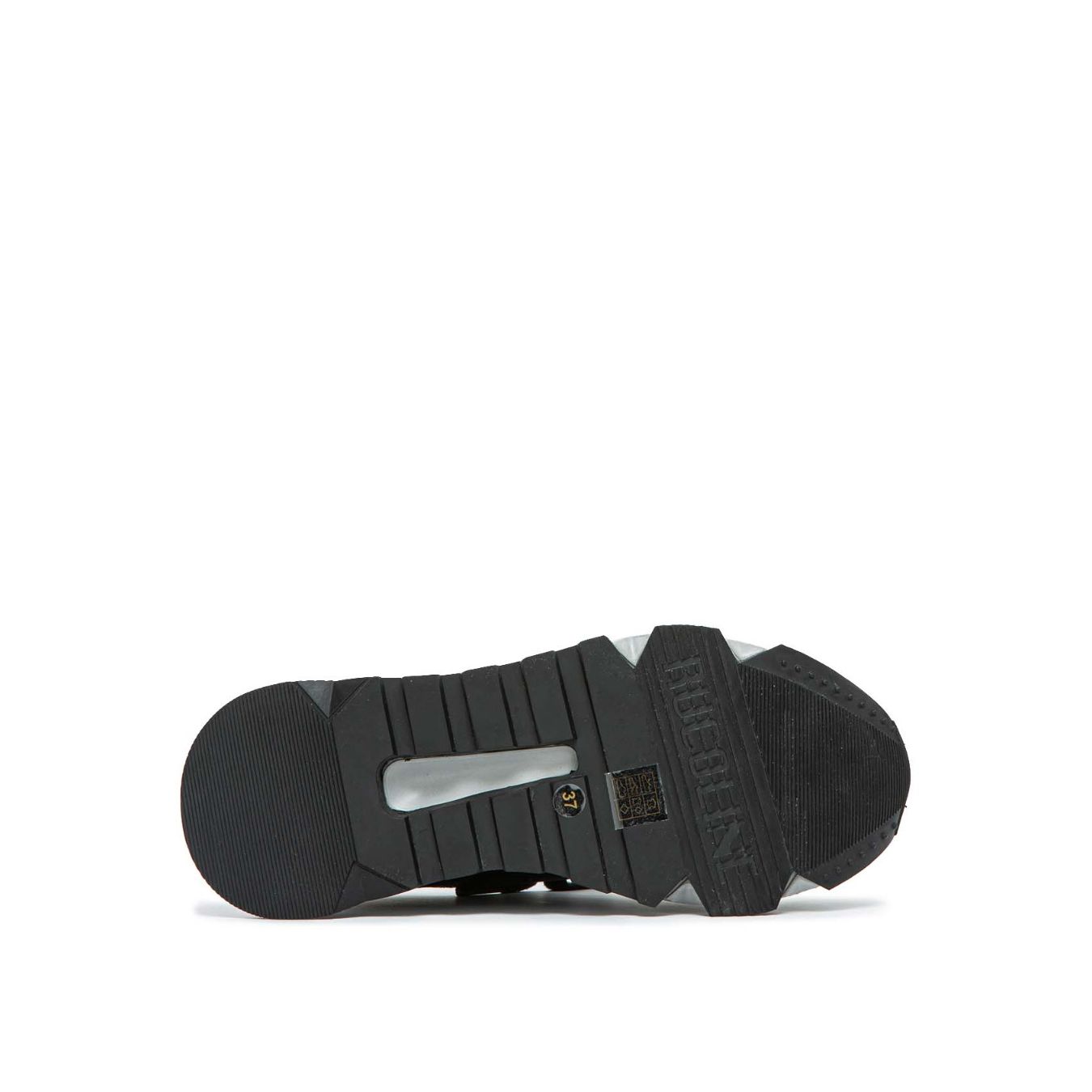sneakers in pelle nera 