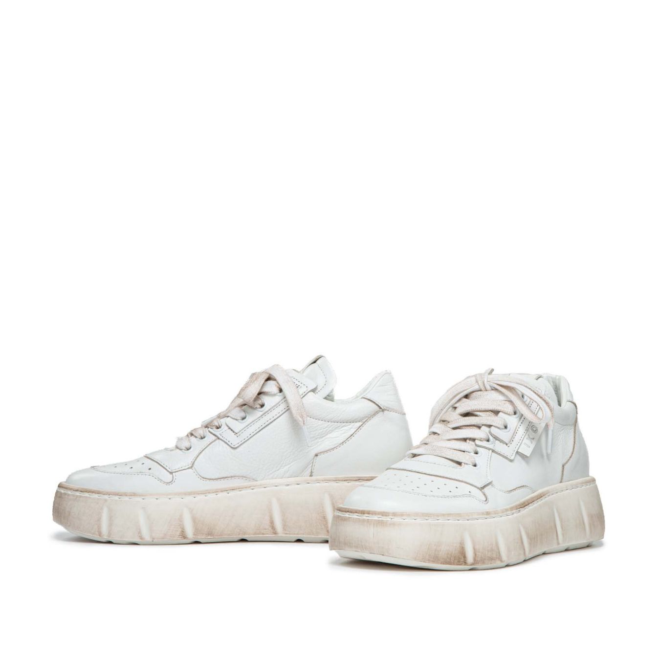 sneakers platform bianca 