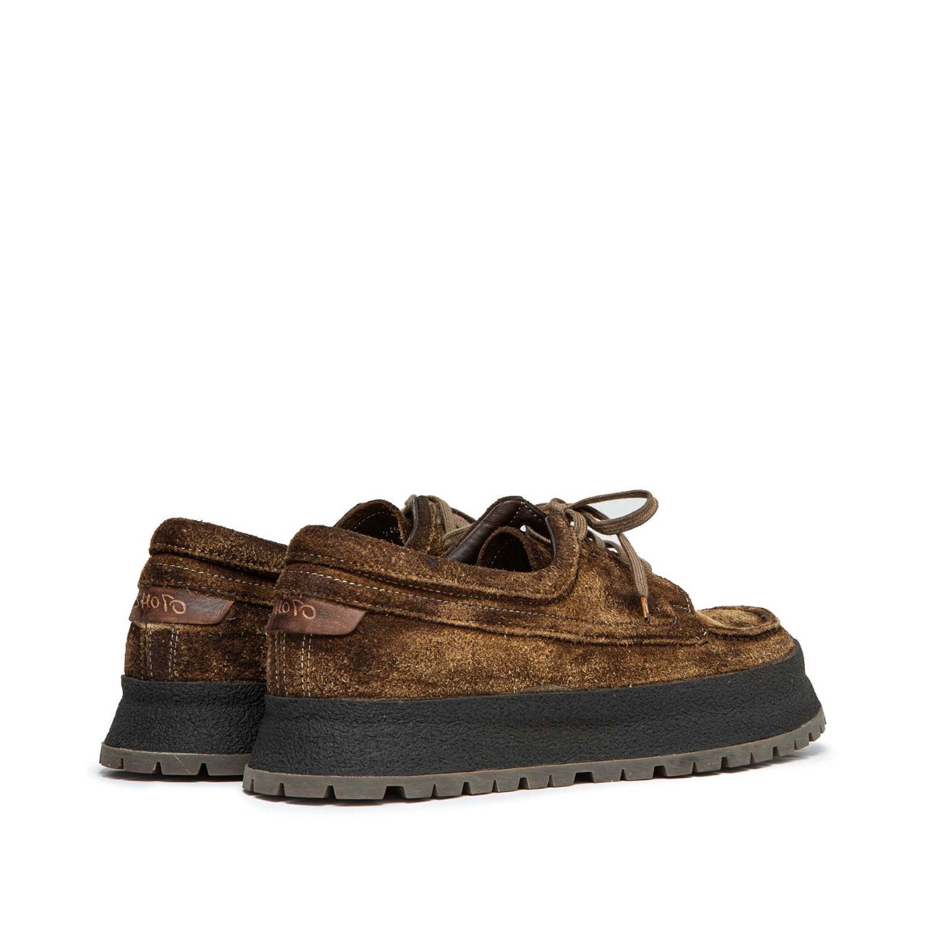 sneakers in camoscio fango  