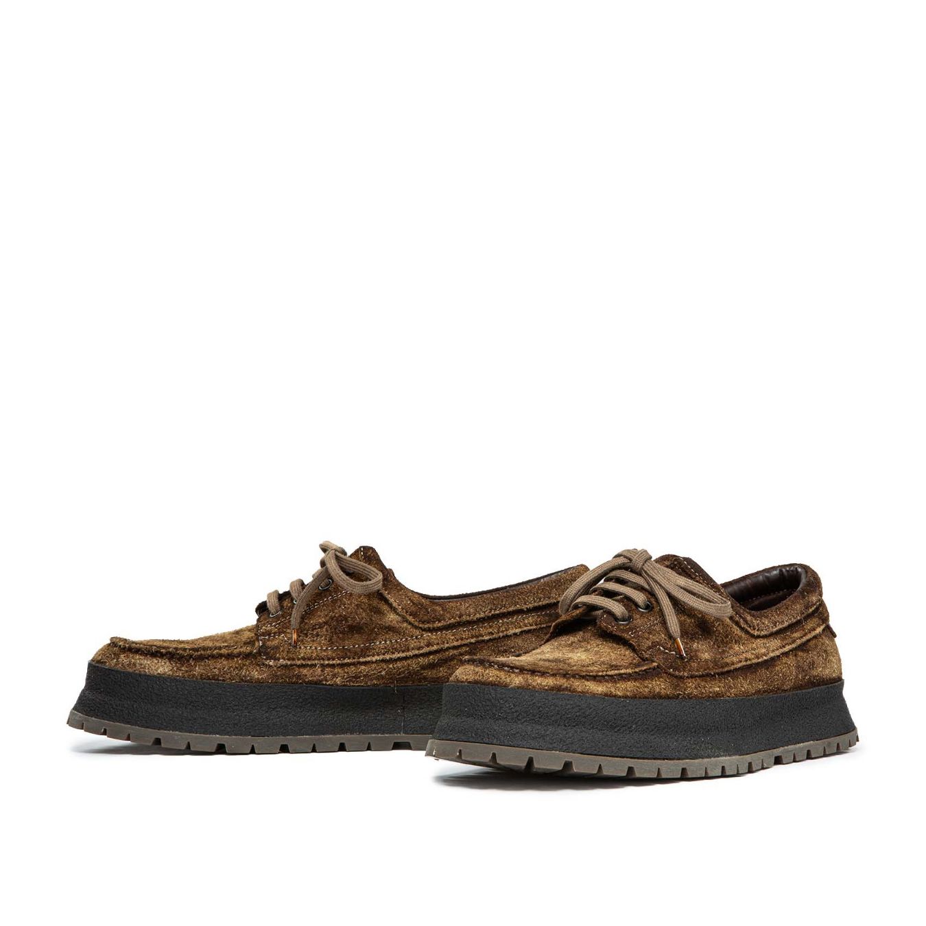 sneakers in camoscio fango  