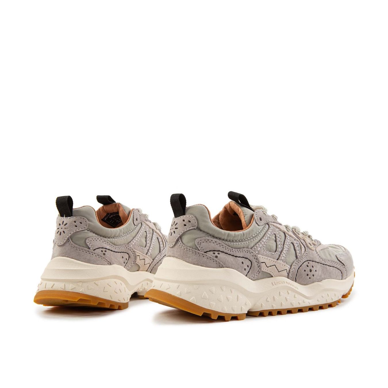 flower mountain sneakers man SOLIN UNI light blue  dietro due