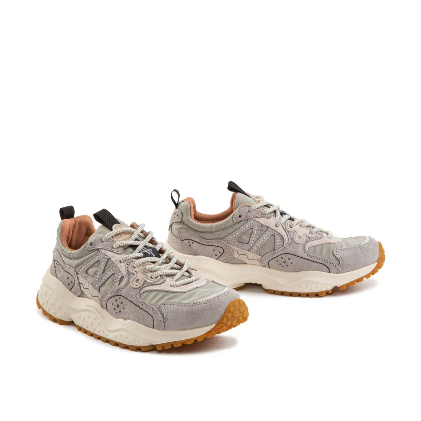 flower mountain sneakers man SOLIN UNI light blue  lato