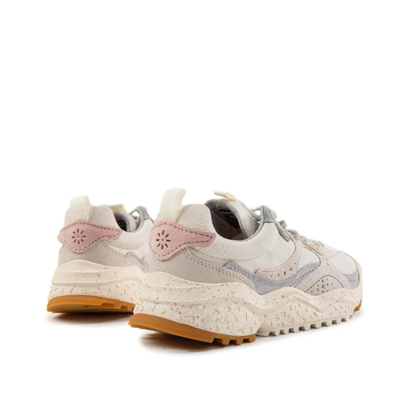 sneakers WAVE bianche dietro profilo