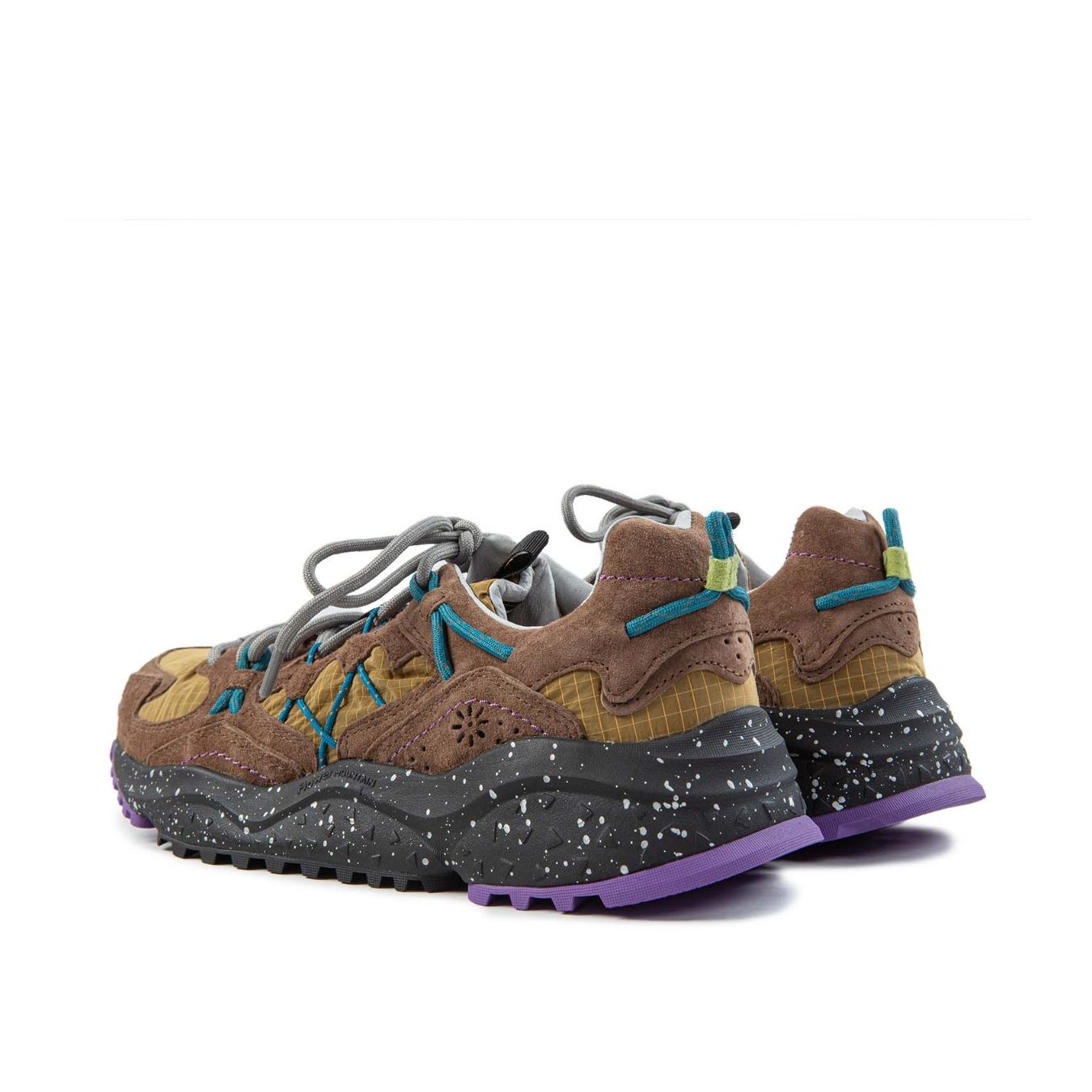 sneakers YAMABUSHI con inserti antracite lato