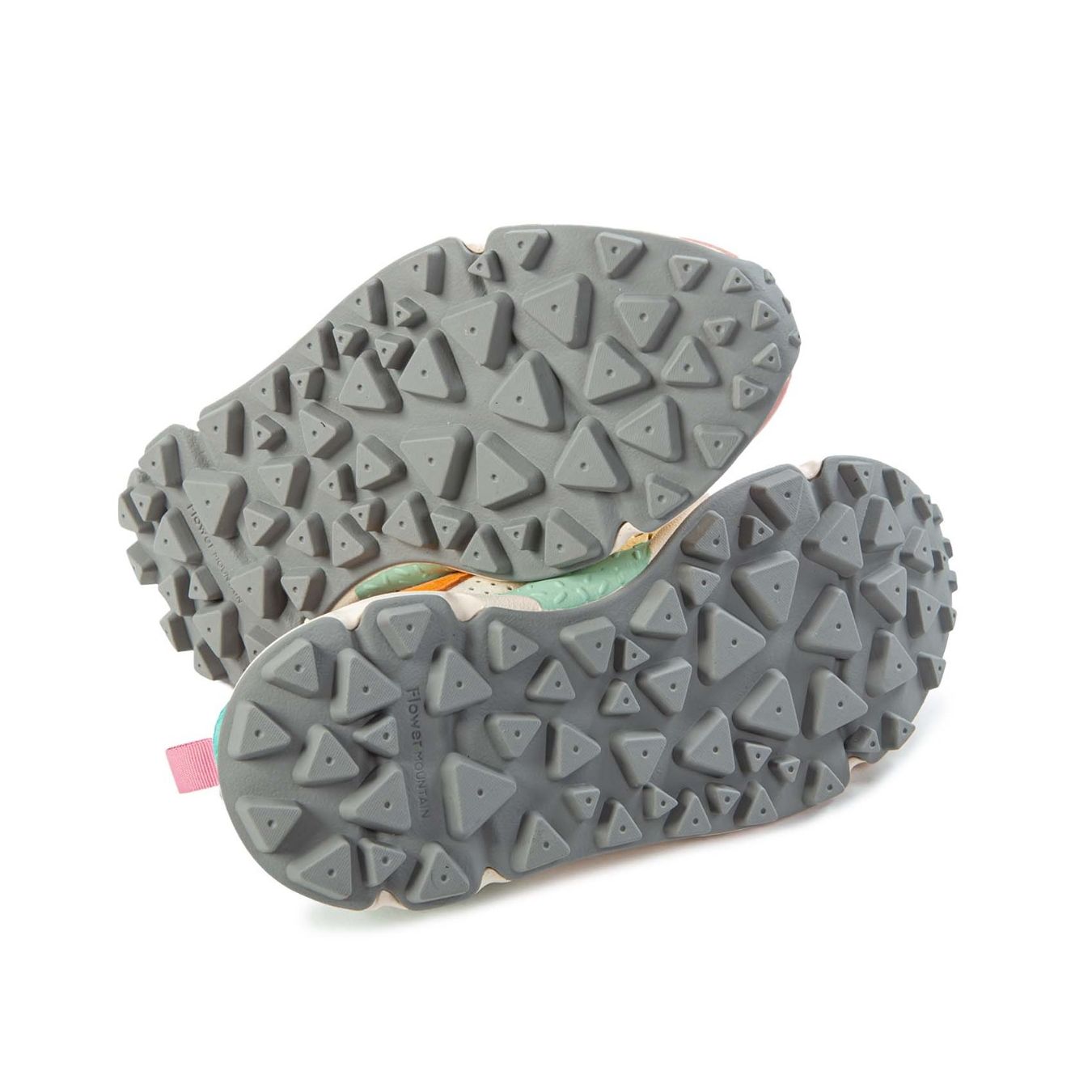 sneakers YAMANO con inserti arancioni suola