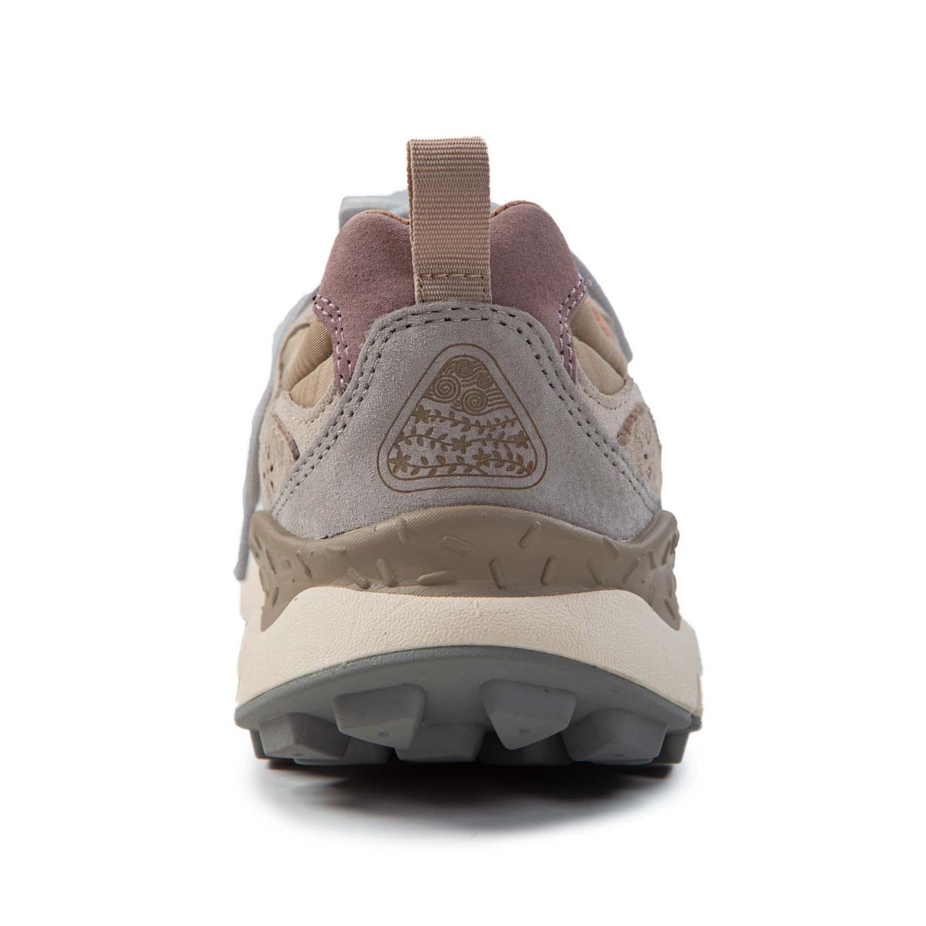 sneakers YAMANO con inserti in camoscio grigio  dietro