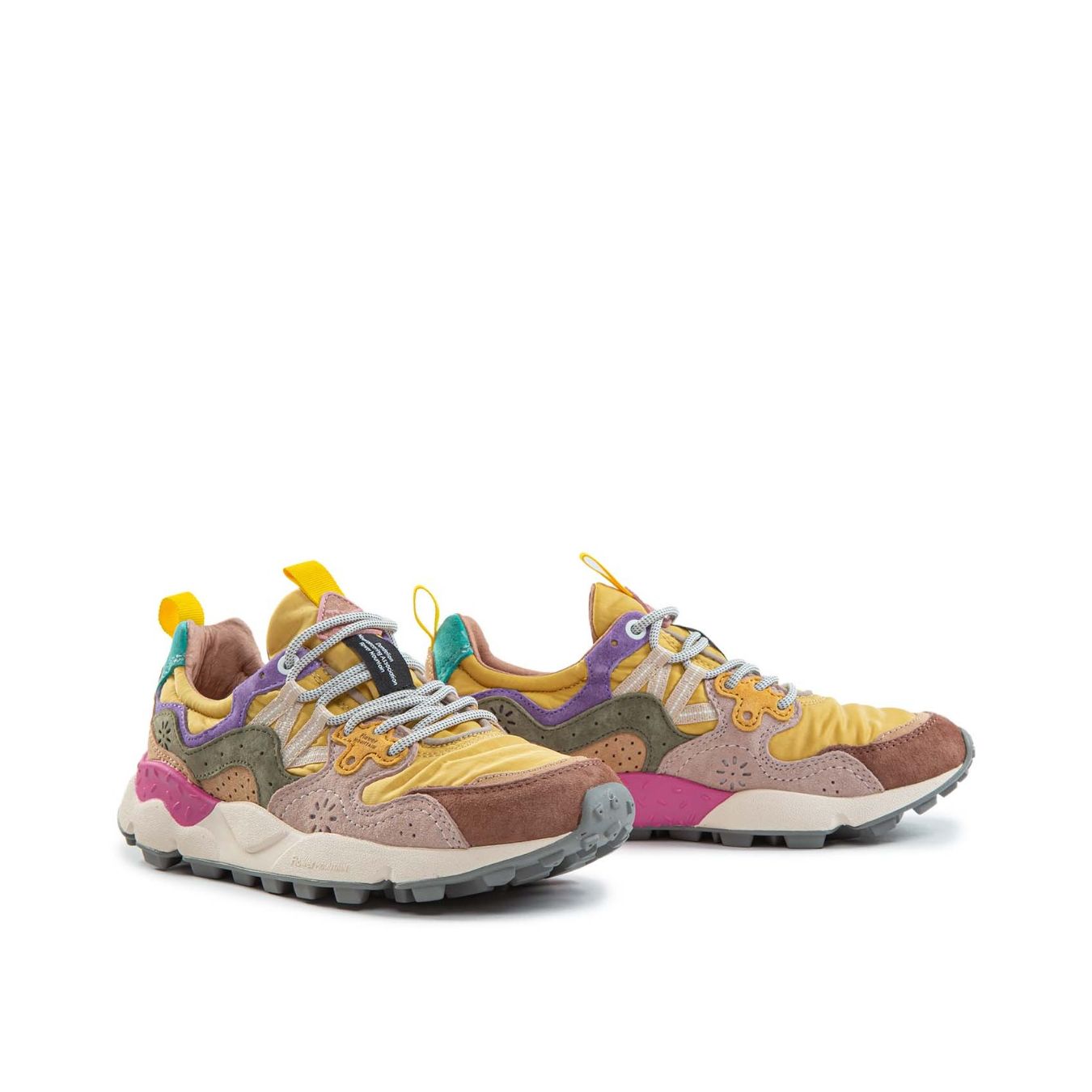 sneakers YAMANO in tessuto tecnico lato