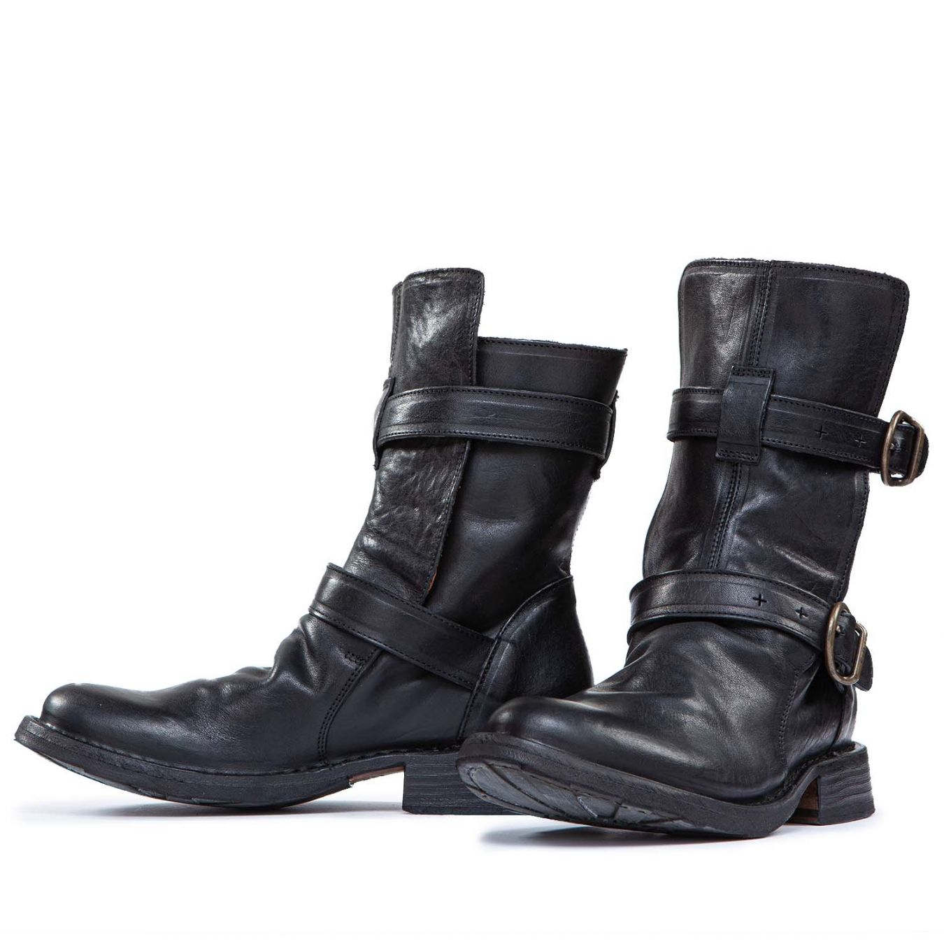 biker eternity 713 in pelle nera