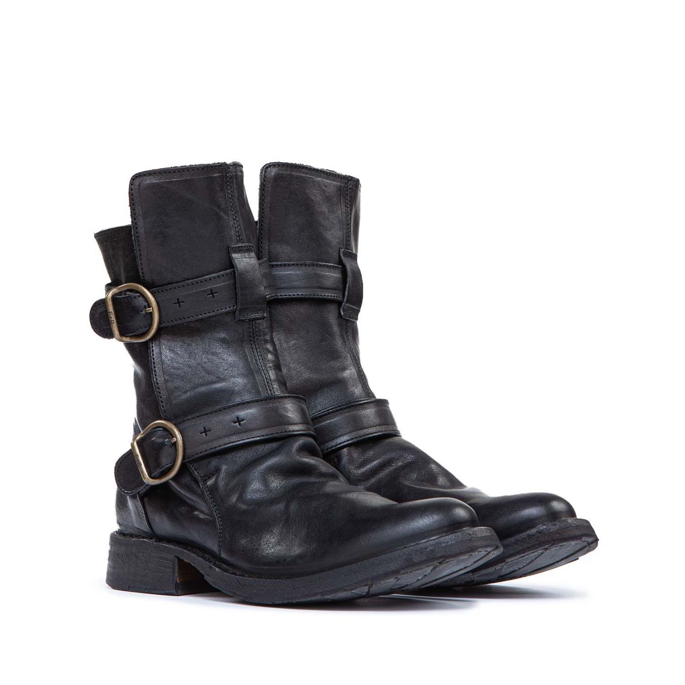 biker eternity 713 in pelle nera